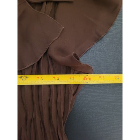 Vintage Robbie Bee Pleated Ruffle Top Skirt 2 PC Set Sz 12 Cottagecore Academia - Picture 8 of 13